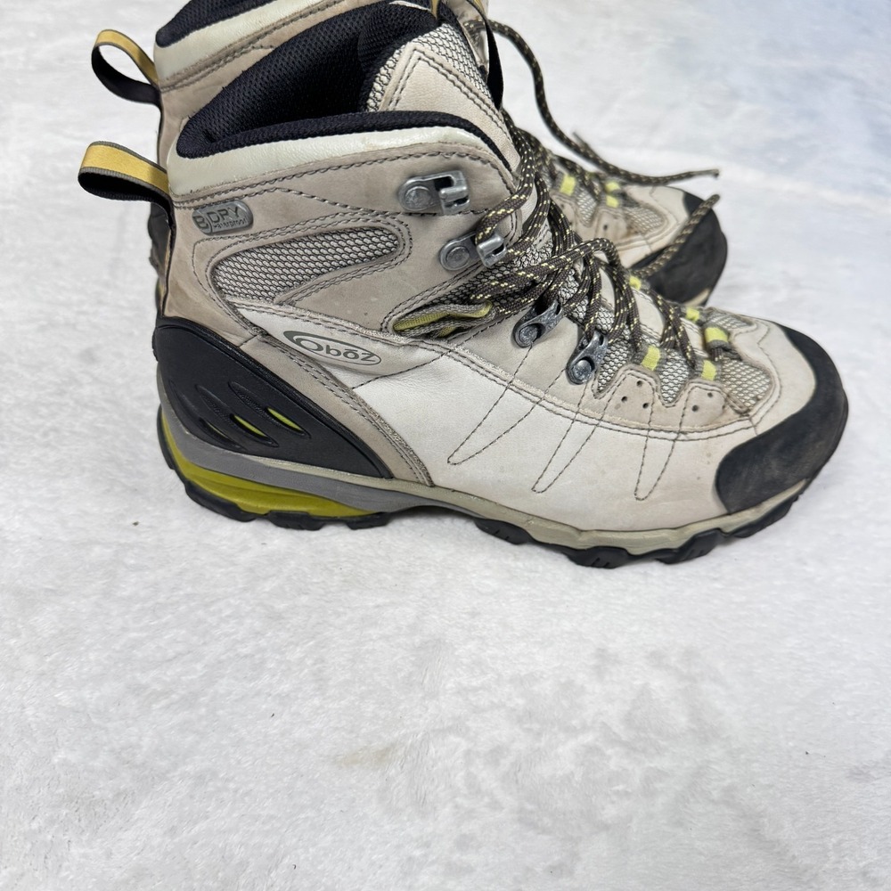 Oboz Wind River Hiking Boots Women's US 7.5 Gray Nubuck Leather BDry Waterproof - Picture 2 of 7